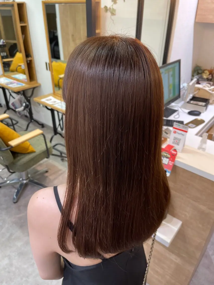 カラー ヘアカラー Azu🩰/ 透明感 カラー🎀/アレンジのヘアスタイル