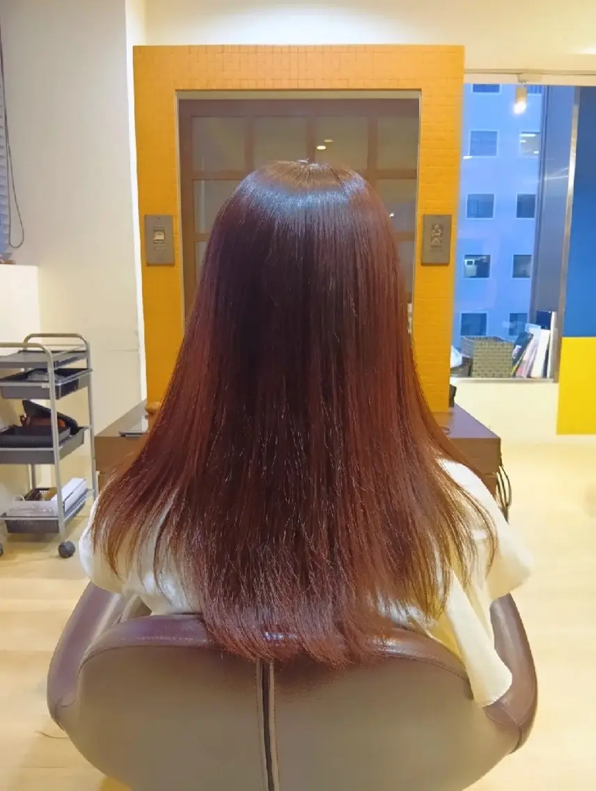 カラー ロング ブラウンカラー 顔周りカット 髪質改善 レイヤーカット 似合わせカット カット ヘアカラー トリートメント 小林暢🌟Orque 髪質改善サロン🌙のヘアスタイル