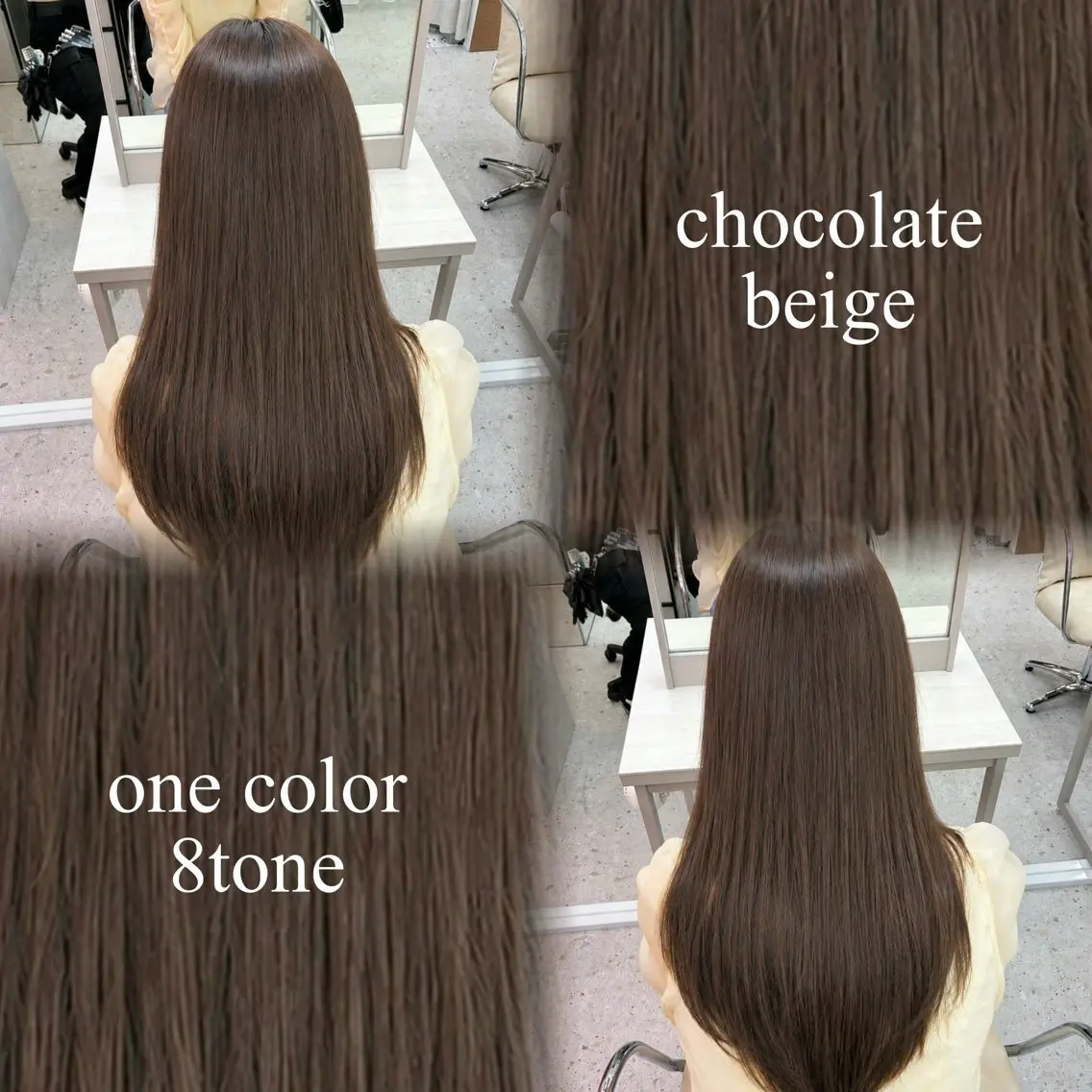 カラー ベージュカラー ブリーチ 透明感カラー ブリーチなしカラー 髪質改善 COCO_asuka カラー/髪質改善のヘアスタイル