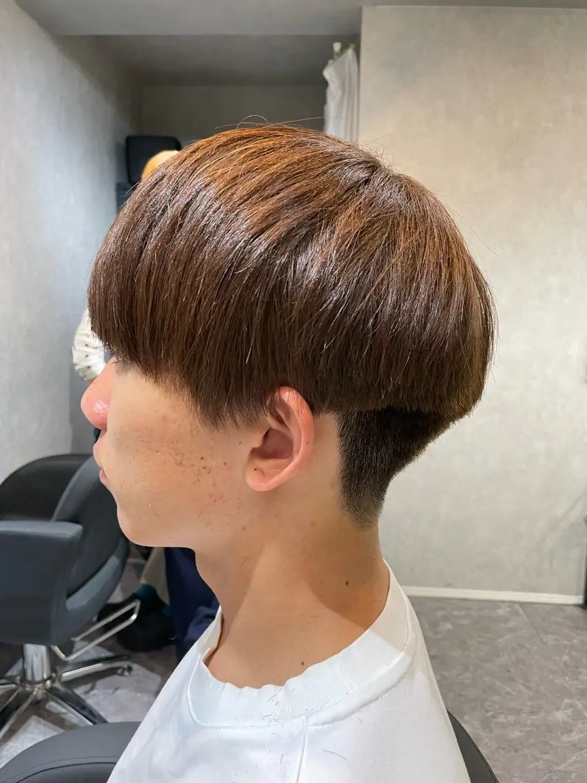 メンズ マッシュ 水上 隼斗のヘアスタイル
