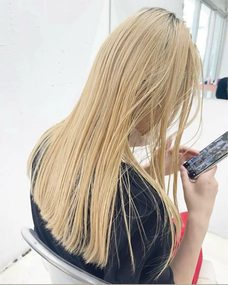 ロング カラー ヘアアレンジ ヘアカラー トリートメント 🍯傷ませないカラー 髪質改善🍯彪雅のヘアスタイル