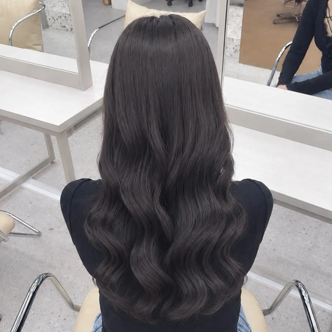 ロング カラー 透明感カラー ディープラベンダー ラベンダーカラー 卒業式のヘアスタイル 髪質改善 ヘアカラー トリートメント haru/COCO /大宮/カラーのヘアスタイル