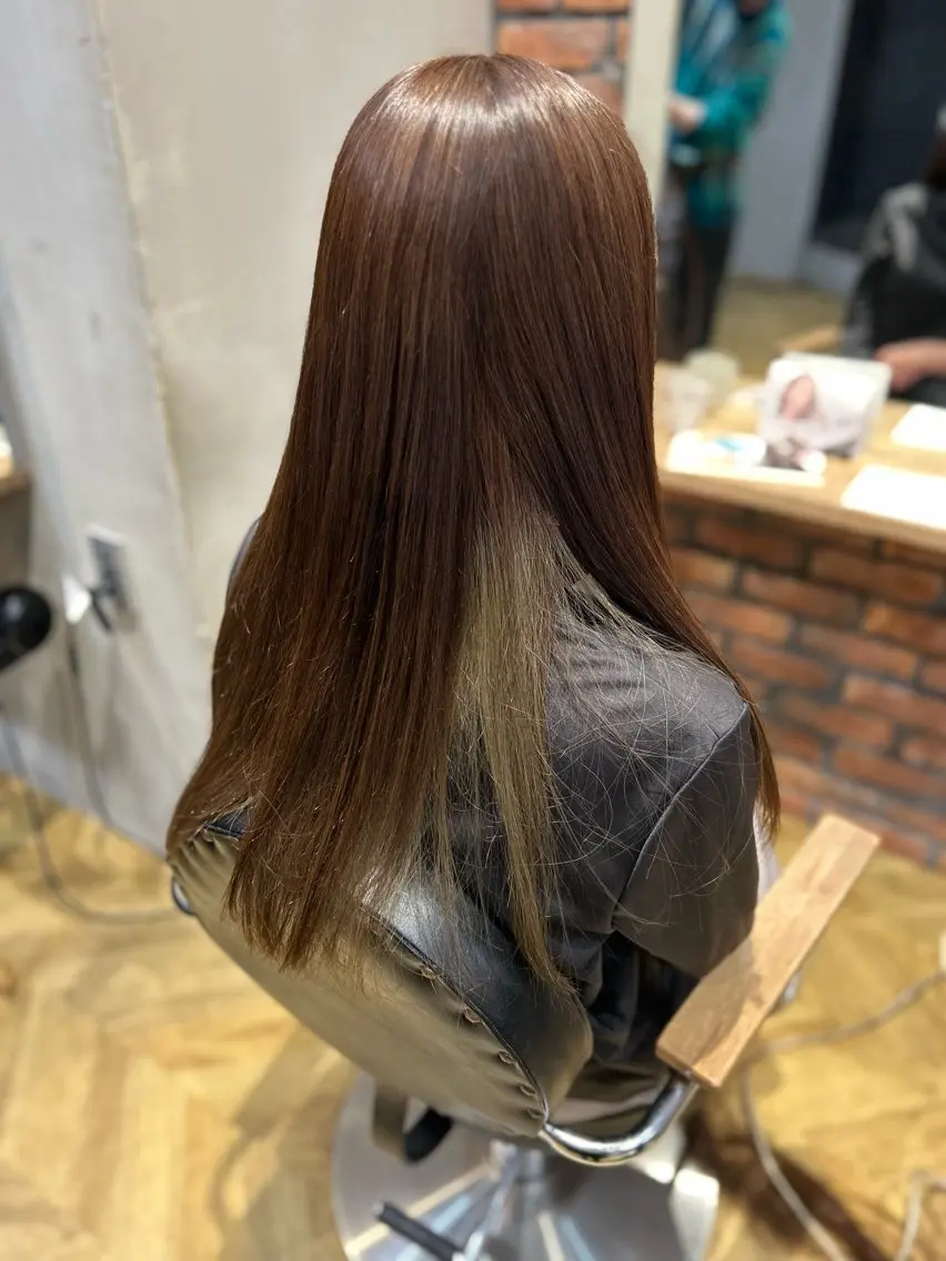 ロング アッシュ ☆松尾 賀陽子☆のヘアスタイル