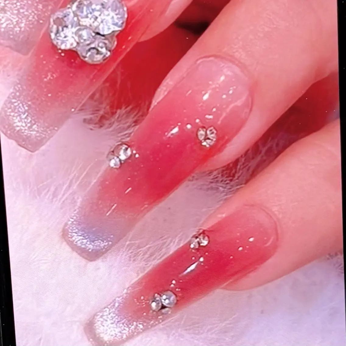 ネイル ハンドネイル H3 Nail Tsuki🦋💙のネイルデザイン