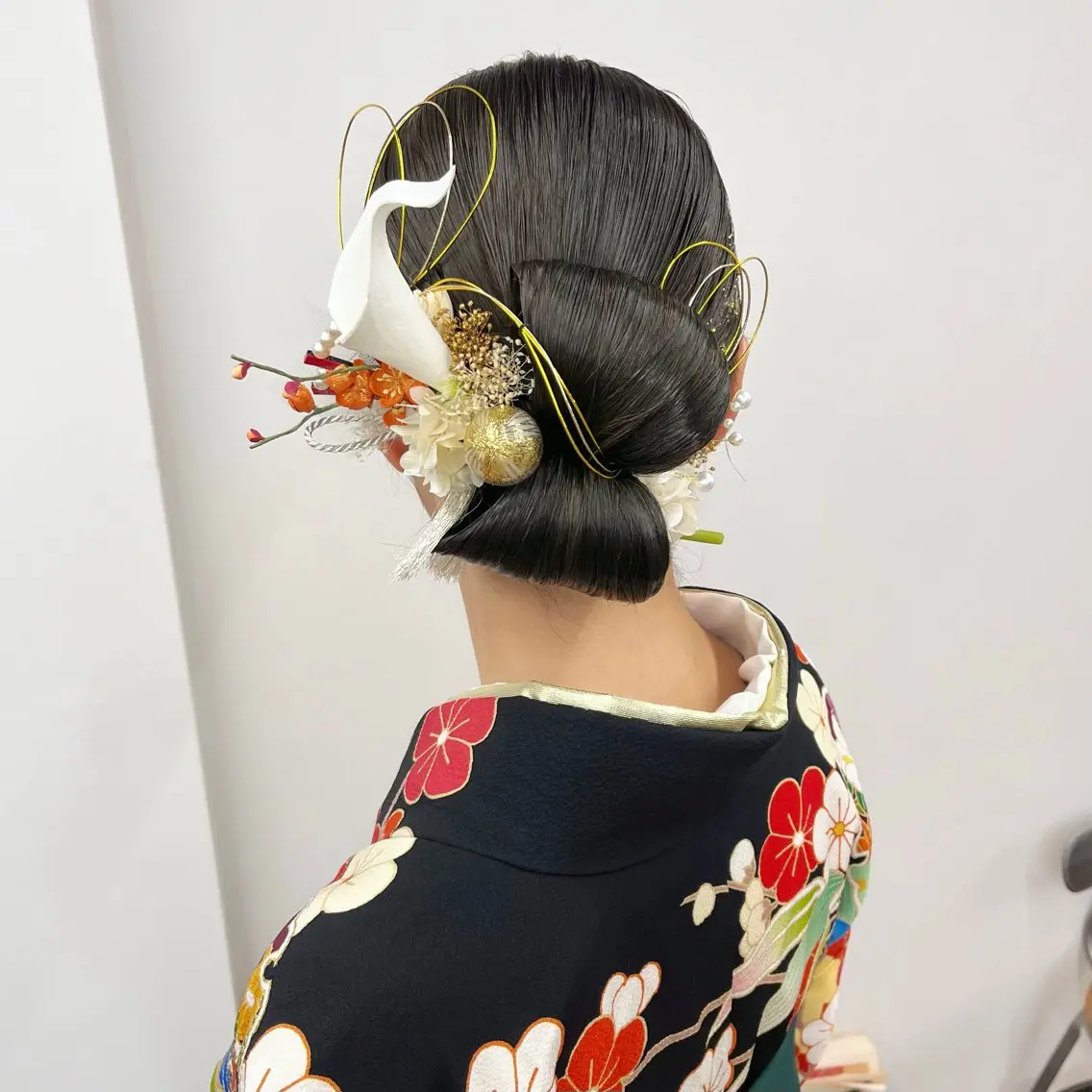 ロング ヘアアレンジ 結婚式・ブライダル No1韓国風レイヤー &カチモリ✨ /サキのヘアスタイル