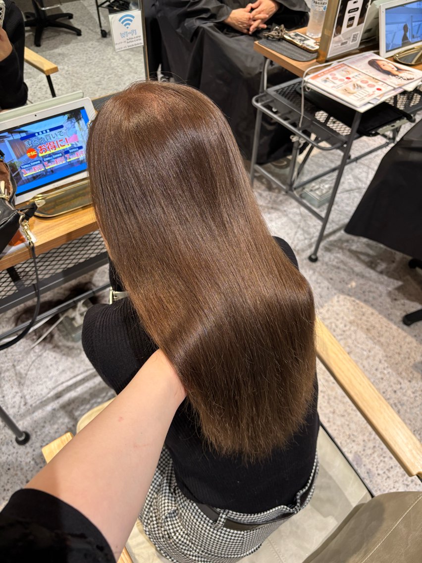 ロング カラー hair/cut & stylingあおいのヘアスタイル