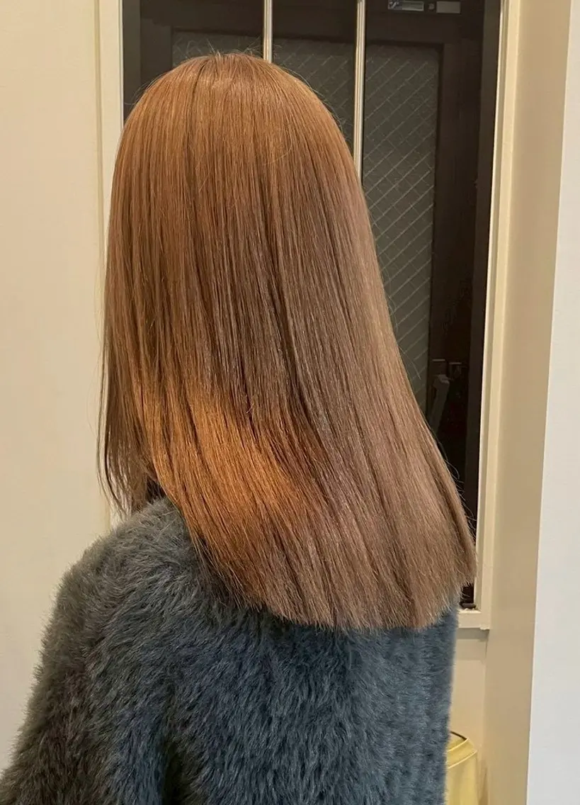 セミロング ヘアカラー anri/大阪/ ボブカットのヘアスタイル