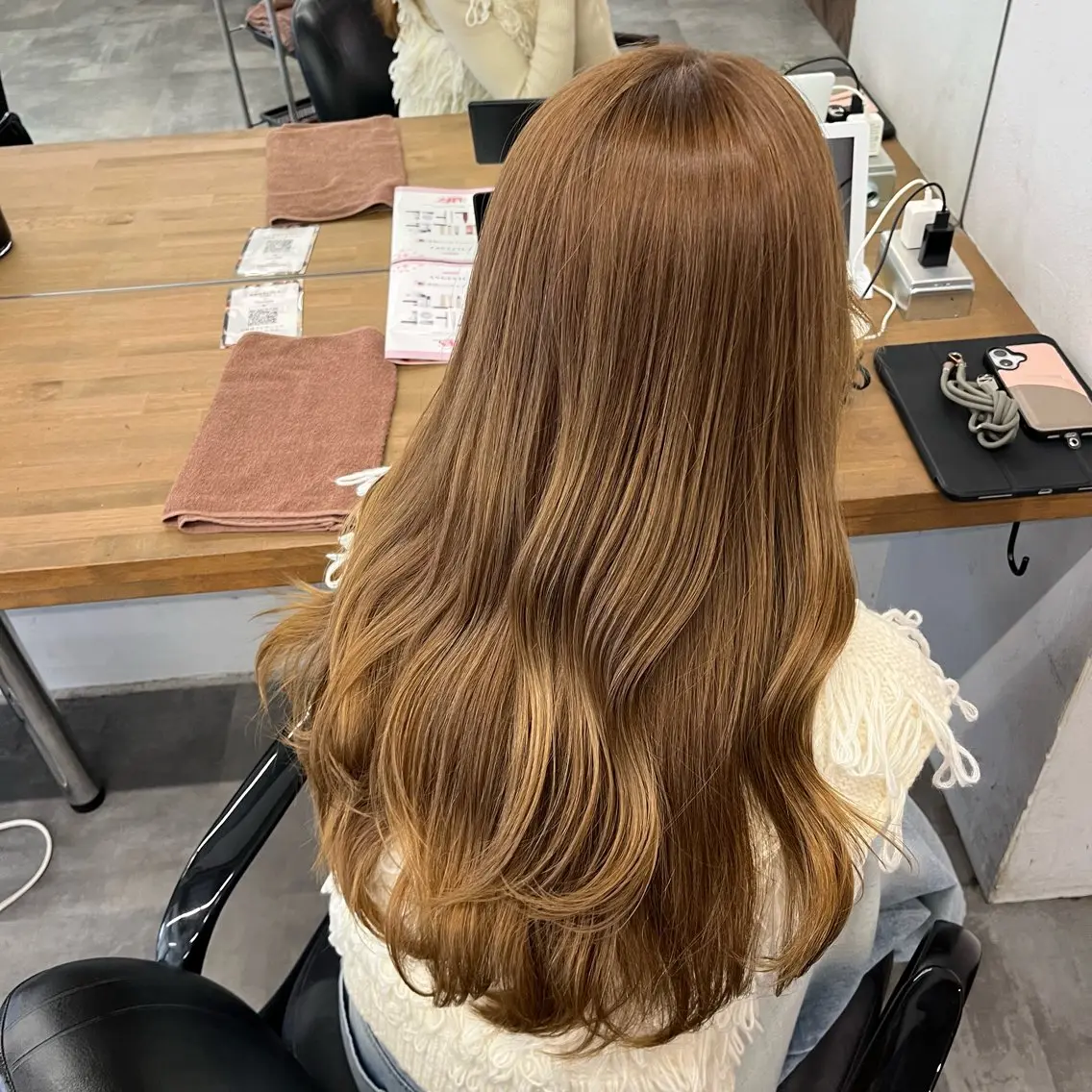 ロング カラー 鈴木 晴陽のヘアスタイル