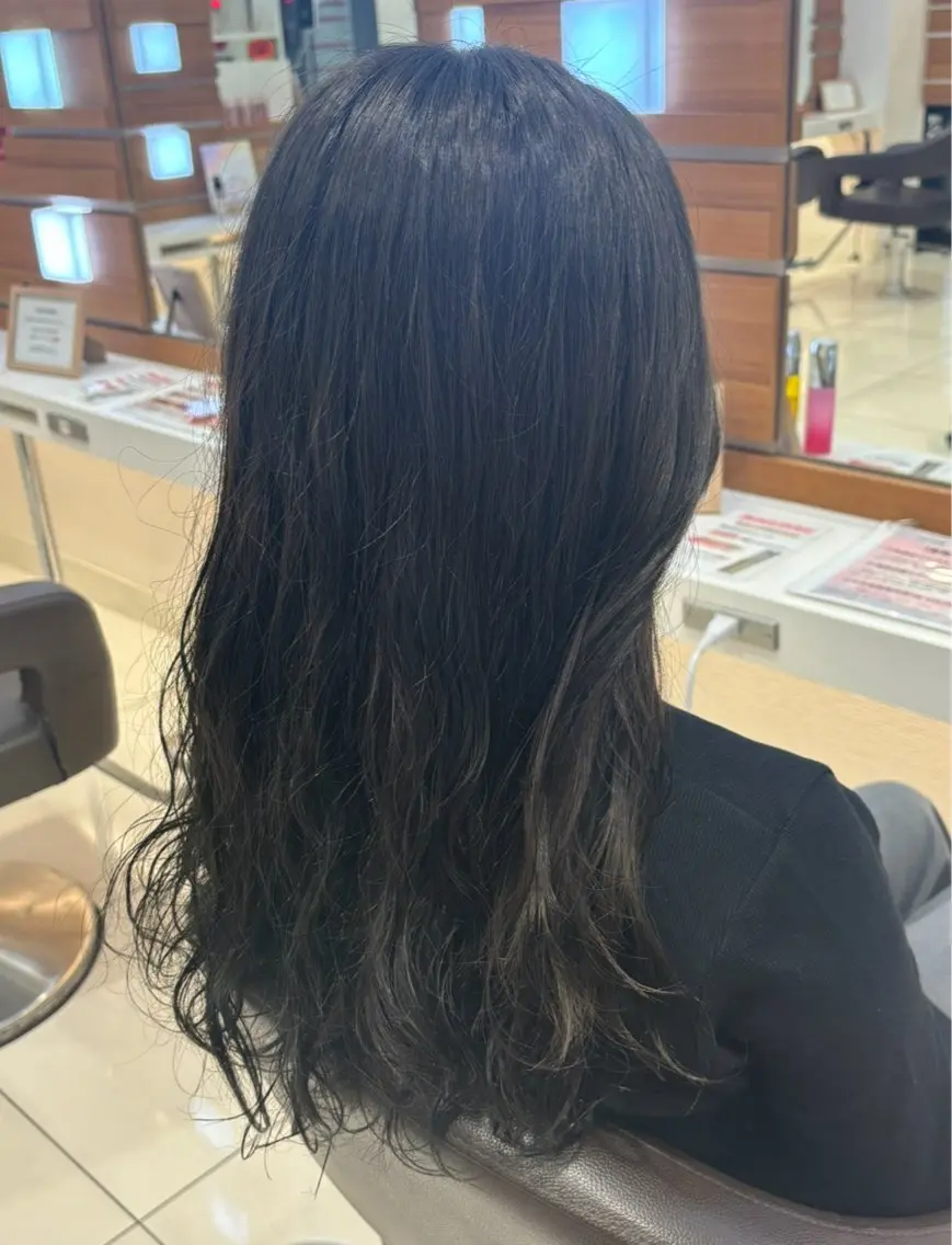 ロング パーマ 💎【ちゅるんカラ ー】あいみ💎のヘアスタイル