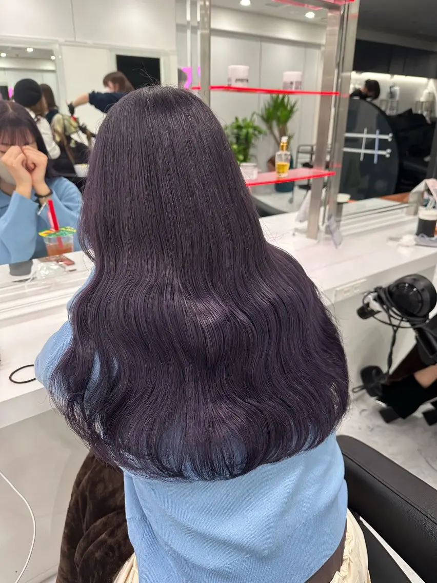 カラー ヘアカラー 🤍ハイトーン寒色 🤍MADOKAのヘアスタイル