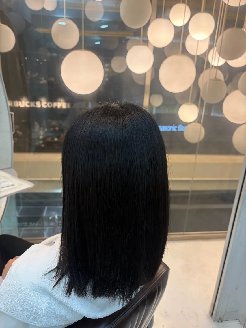 ミディアム トリートメント ヘアカラー 増西 静香のヘアスタイル