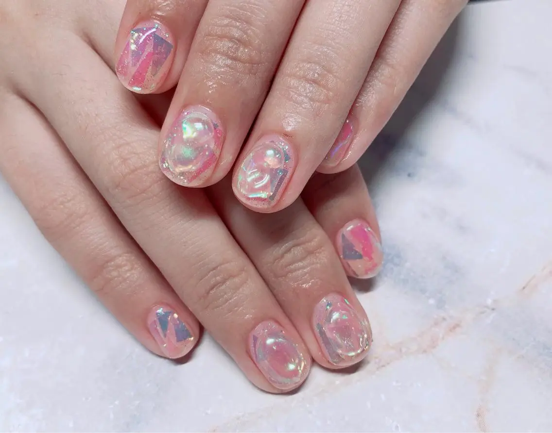 ネイル オーロラネイル ハンドネイル nailist SATO【銀座】のネイルデザイン