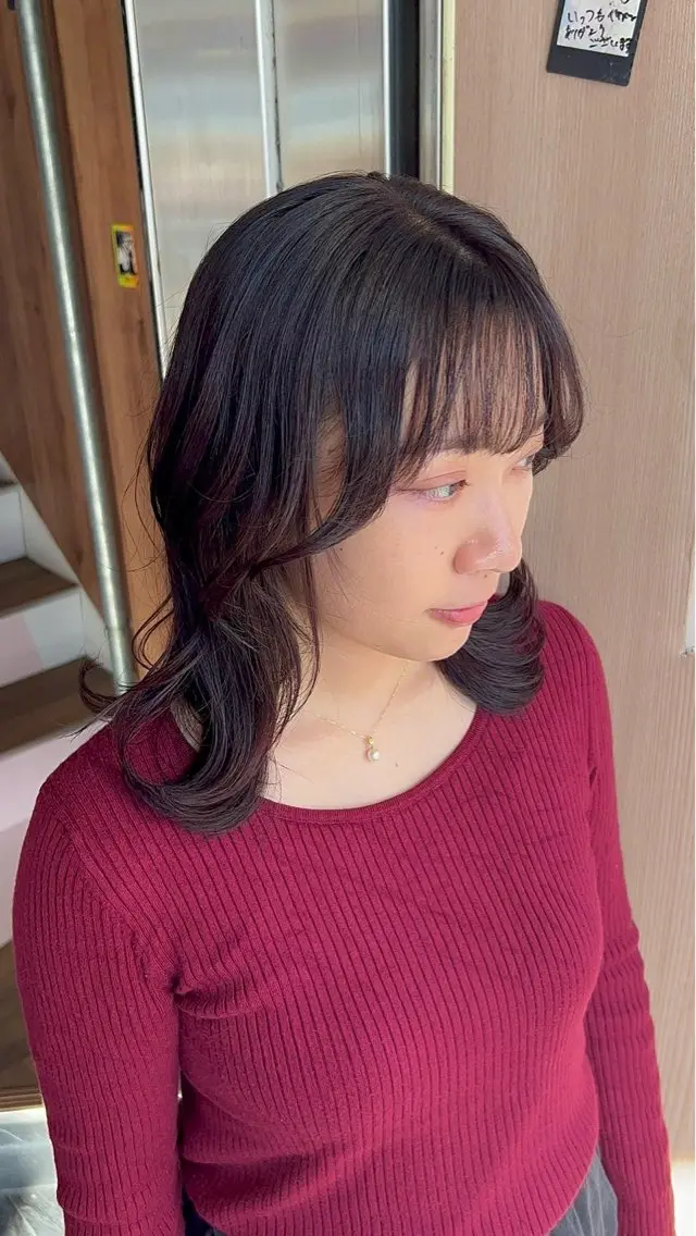 セミロング Maki/天王寺駅近 Lowaのヘアスタイル