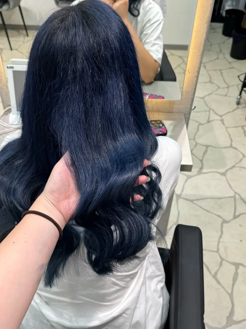 カラー➕整えカットの写真