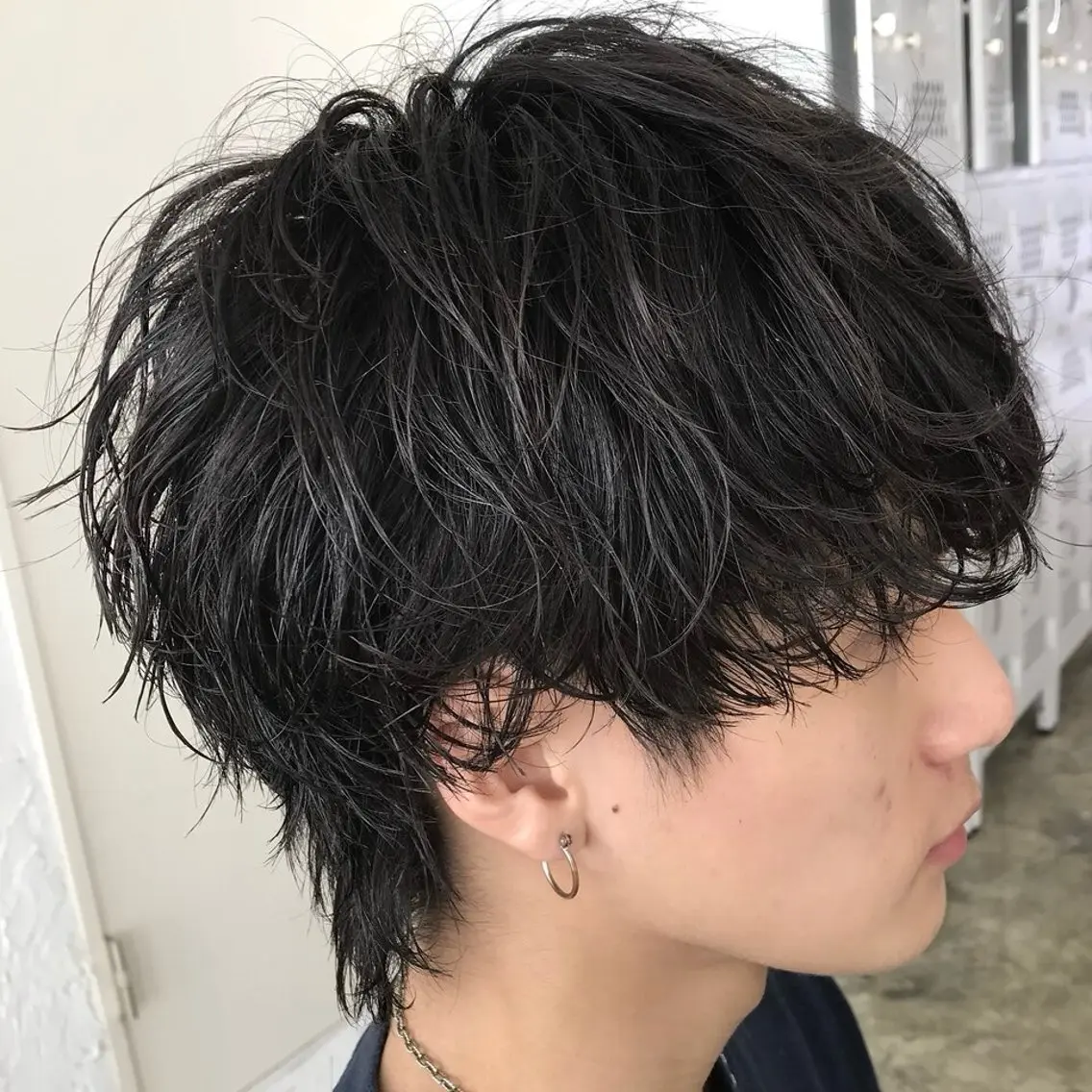 メンズカット➕シャドウパーマ➕3stepトリートメントの写真