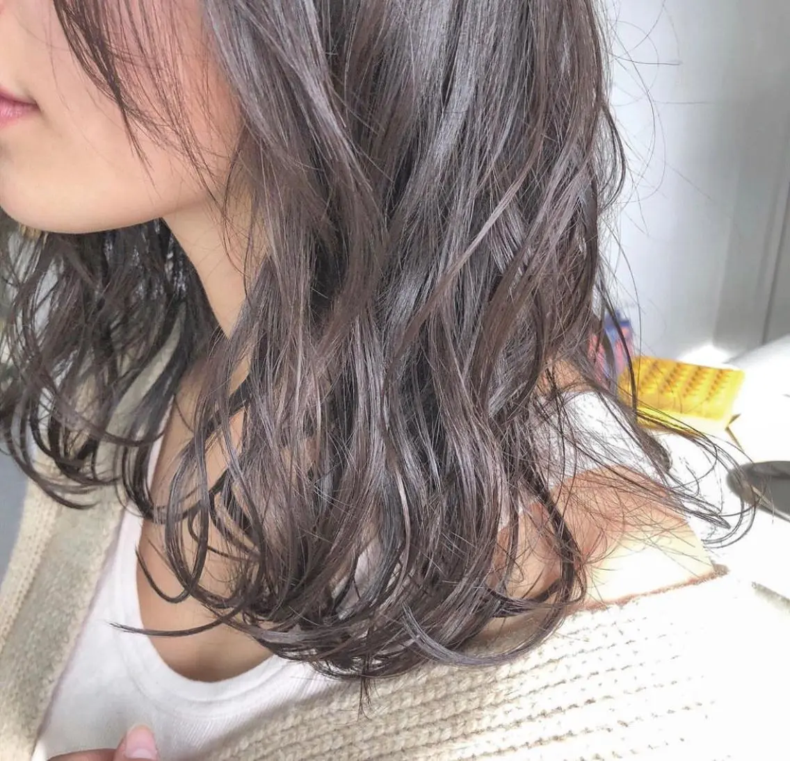 パーマ 表参道レイヤーカット 髪質改善山岸季生のヘアスタイル