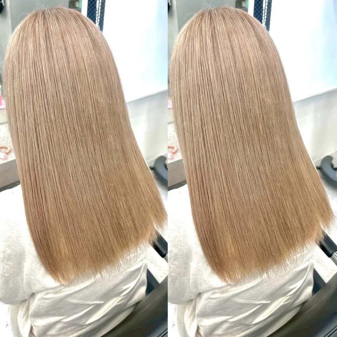カラー ヘアカラー ヘアメ🎀ハイトーン 🩵エクステ🪄しほのヘアスタイル
