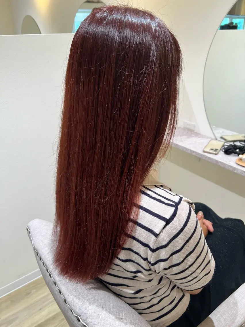 ロング カラー 家坂 佑のヘアスタイル