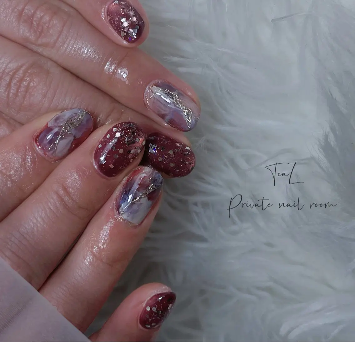 ネイル ハンドネイル TeaL nailのネイルデザイン