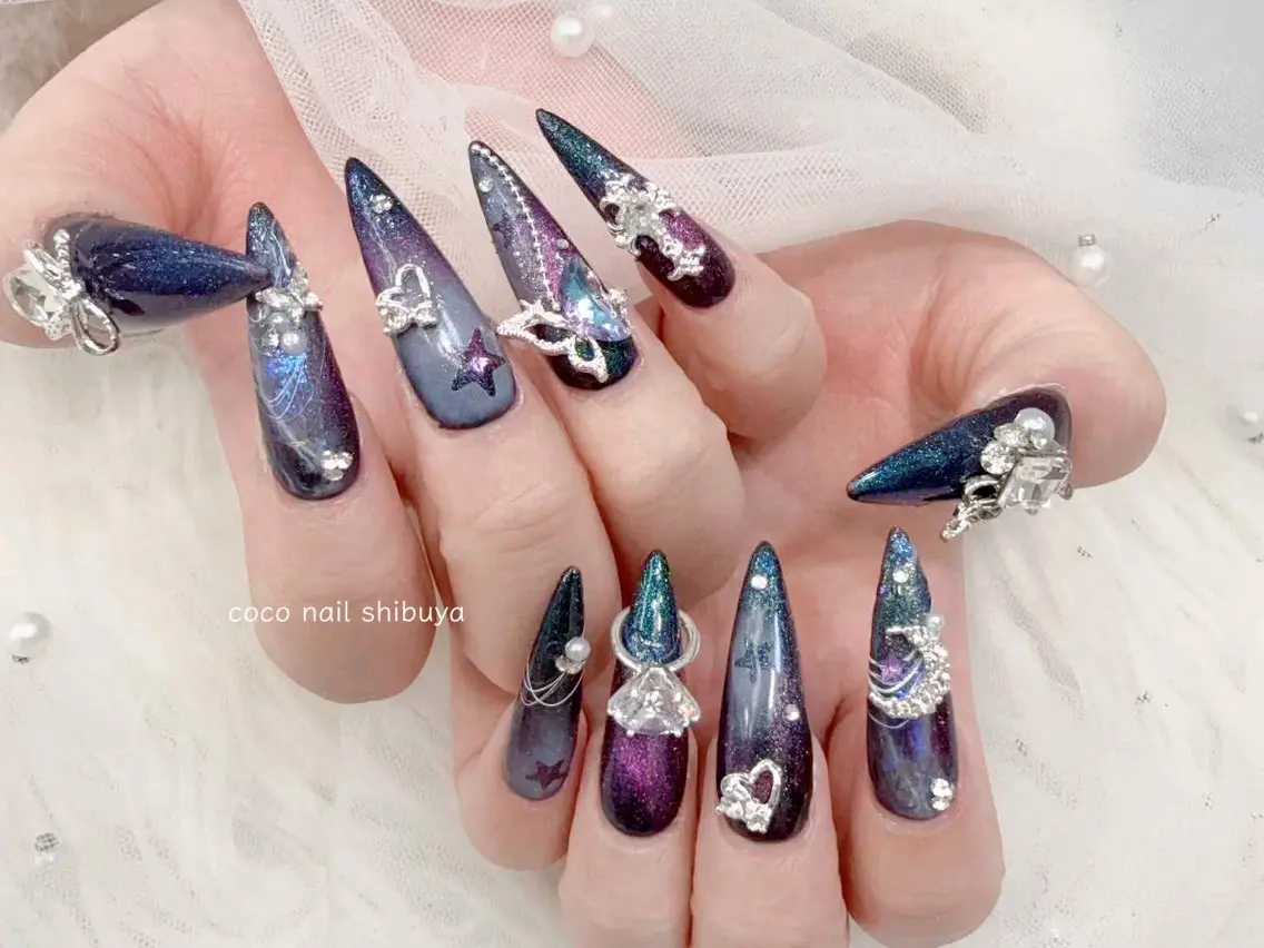 ネイル 長さ出し 韓国ネイル ロングネイル 持ち込み スーパーロングネイル ハンドネイル CoCo Nail 長さ出し専門店のネイルデザイン