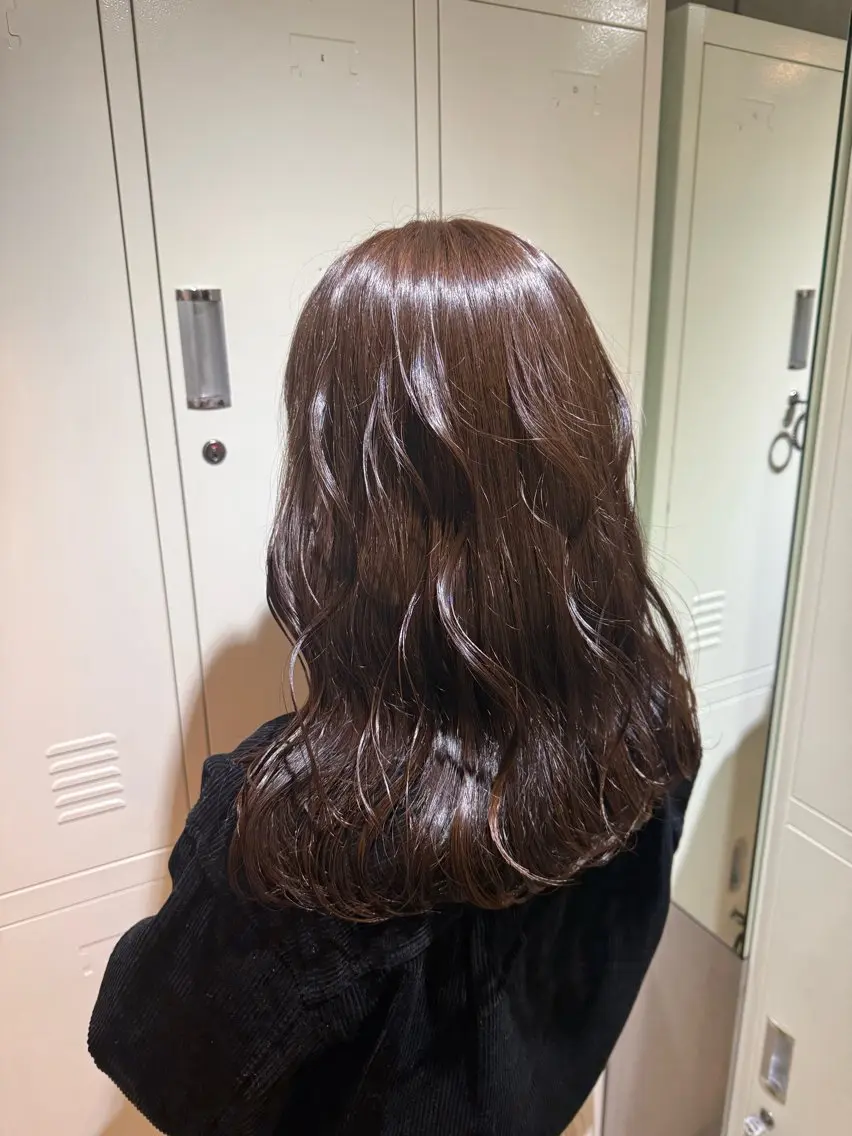 セミロング カラー カット ヘアカラー 🌟やまざき ひかる🌟のヘアスタイル