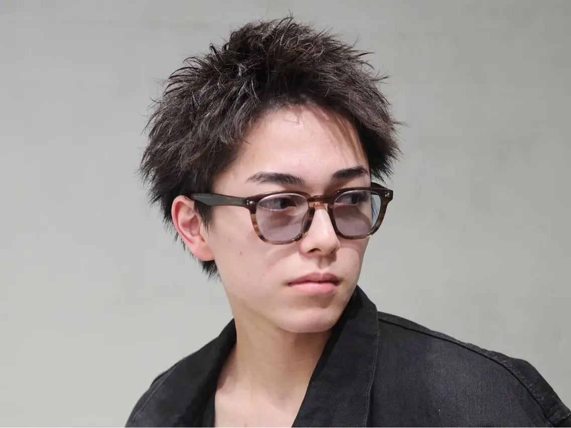 ショート パーマ メンズ ショートヘア 栁内 陽匠のヘアスタイル