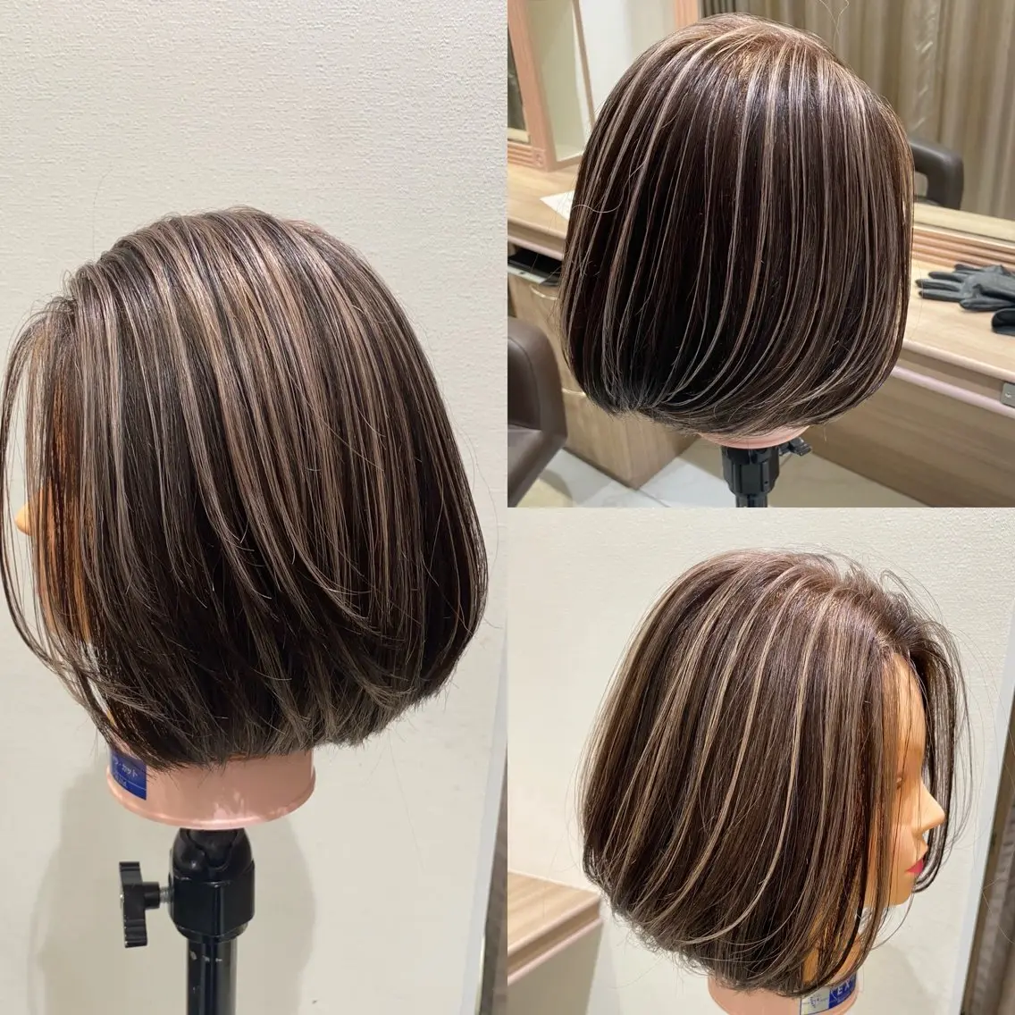 ショート カラー ハイライトカラー ハイライト 寺内 紳悟のヘアスタイル