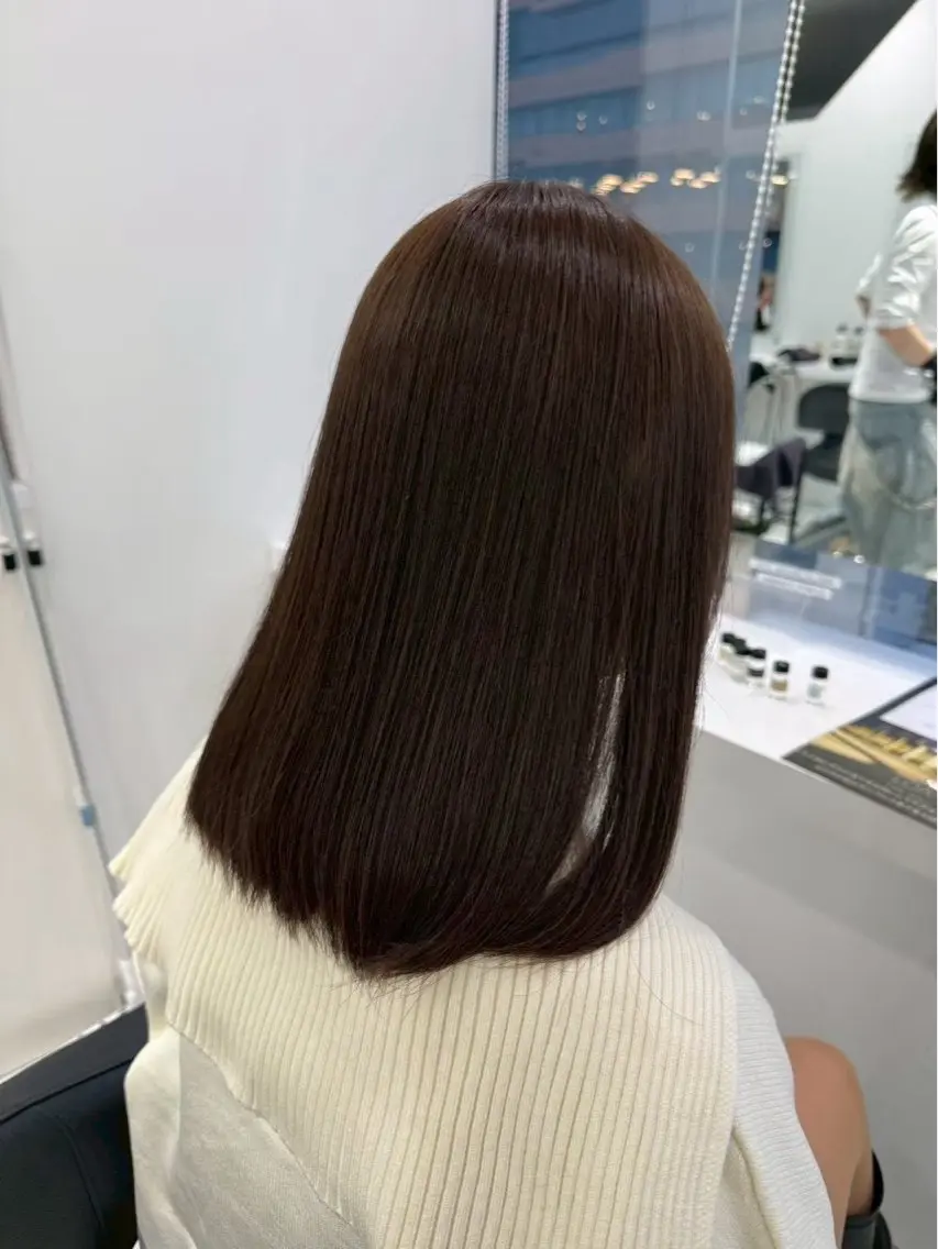 ロング カラー ヘアアレンジ 艶髪グレージュ🩶 maharuのヘアスタイル