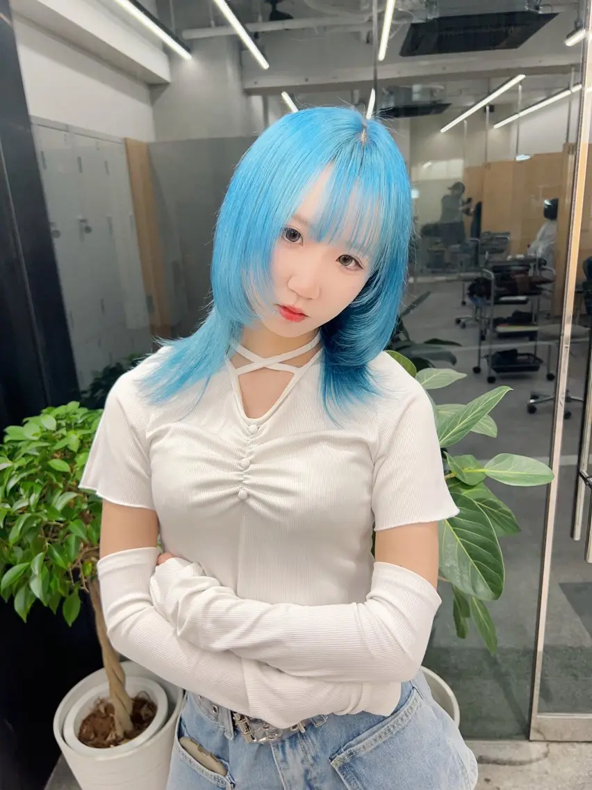 ミディアム カラー カット ヘアカラー トリートメント ヘアセット 🪞上品で可愛い韓国 ヘア🪞Rikutoのヘアスタイル