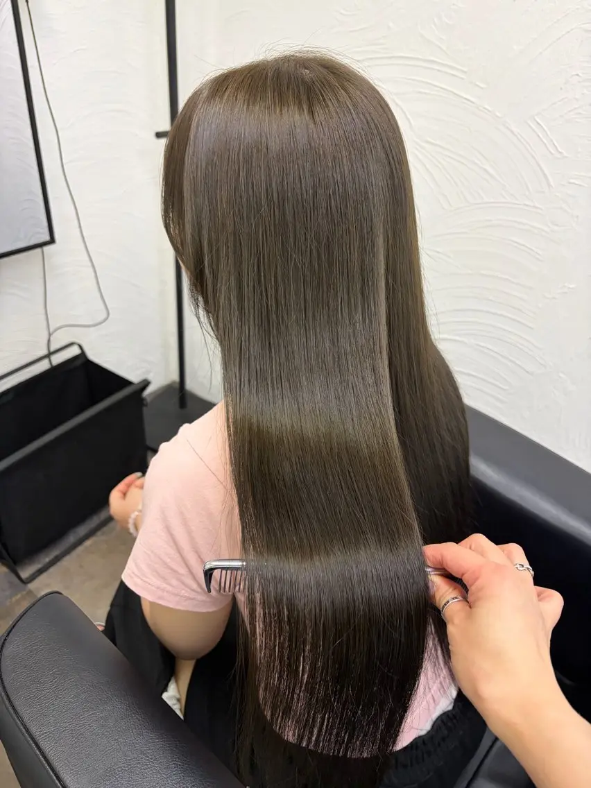 ロング カラー 🥀韓国ヘア🥀 宮津真菜のヘアスタイル