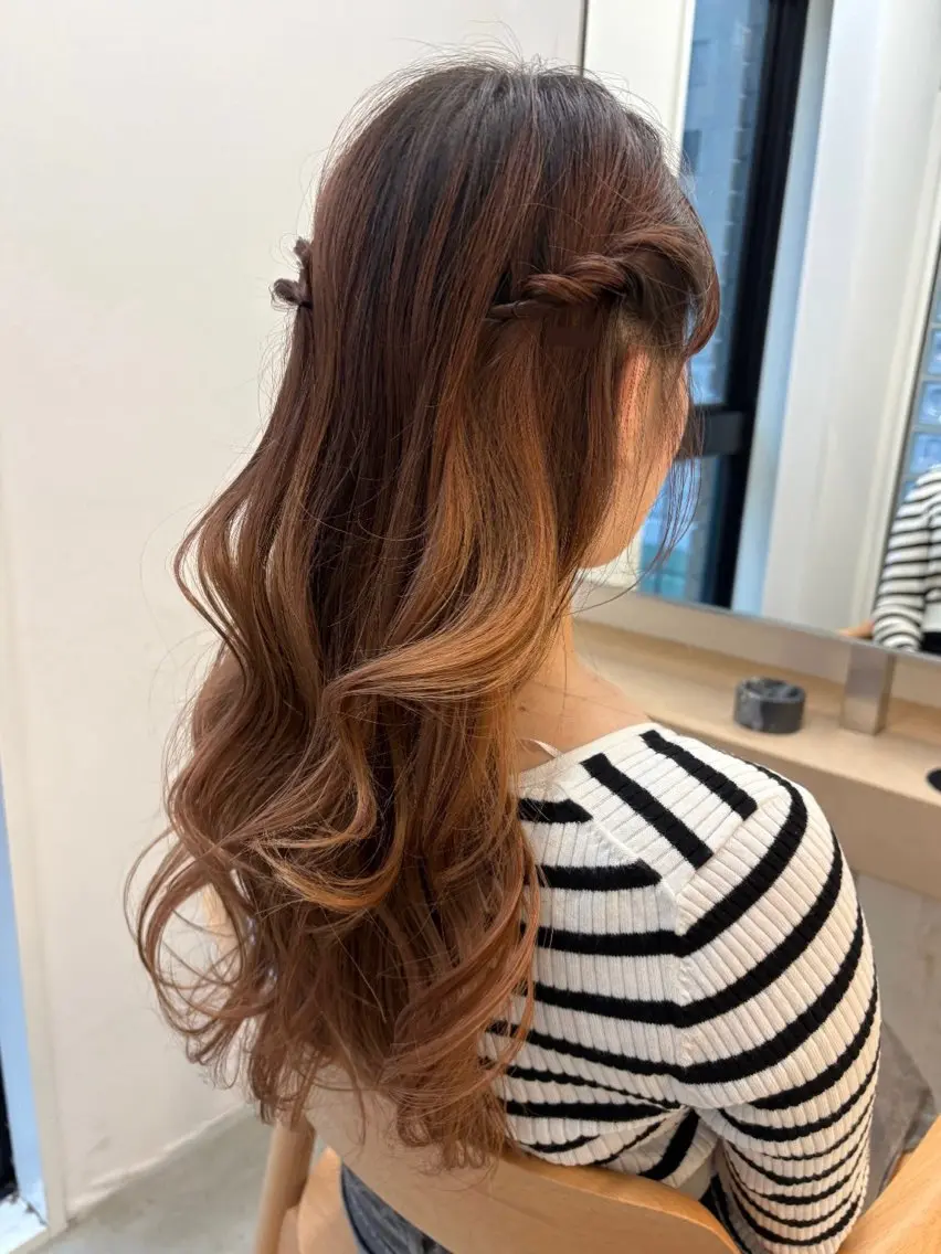 ヘアアレンジ ヘアセット 浪瀧 優季のヘアスタイル