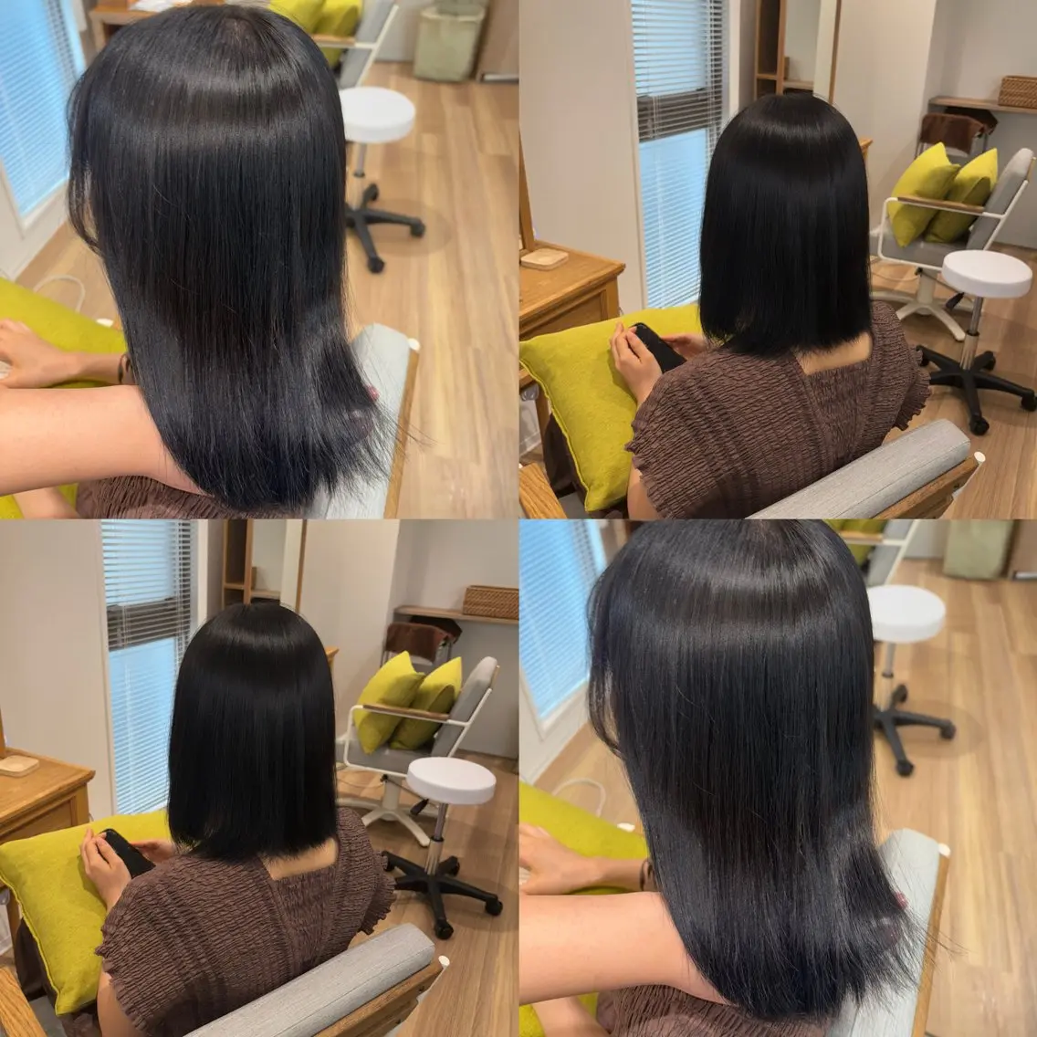 ショート カラー アッシュ 透明感カラー シルバー シルバーアッシュ ヘアカラー トリートメント RINNO🌷透明感 カラー/髪質改善のヘアスタイル