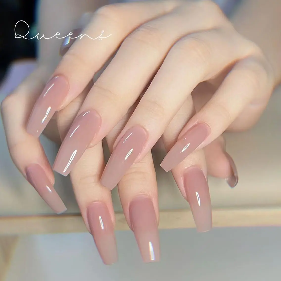 ネイル ハンドネイル 🎀kira 長さだし💗モチ最高のネイルデザイン