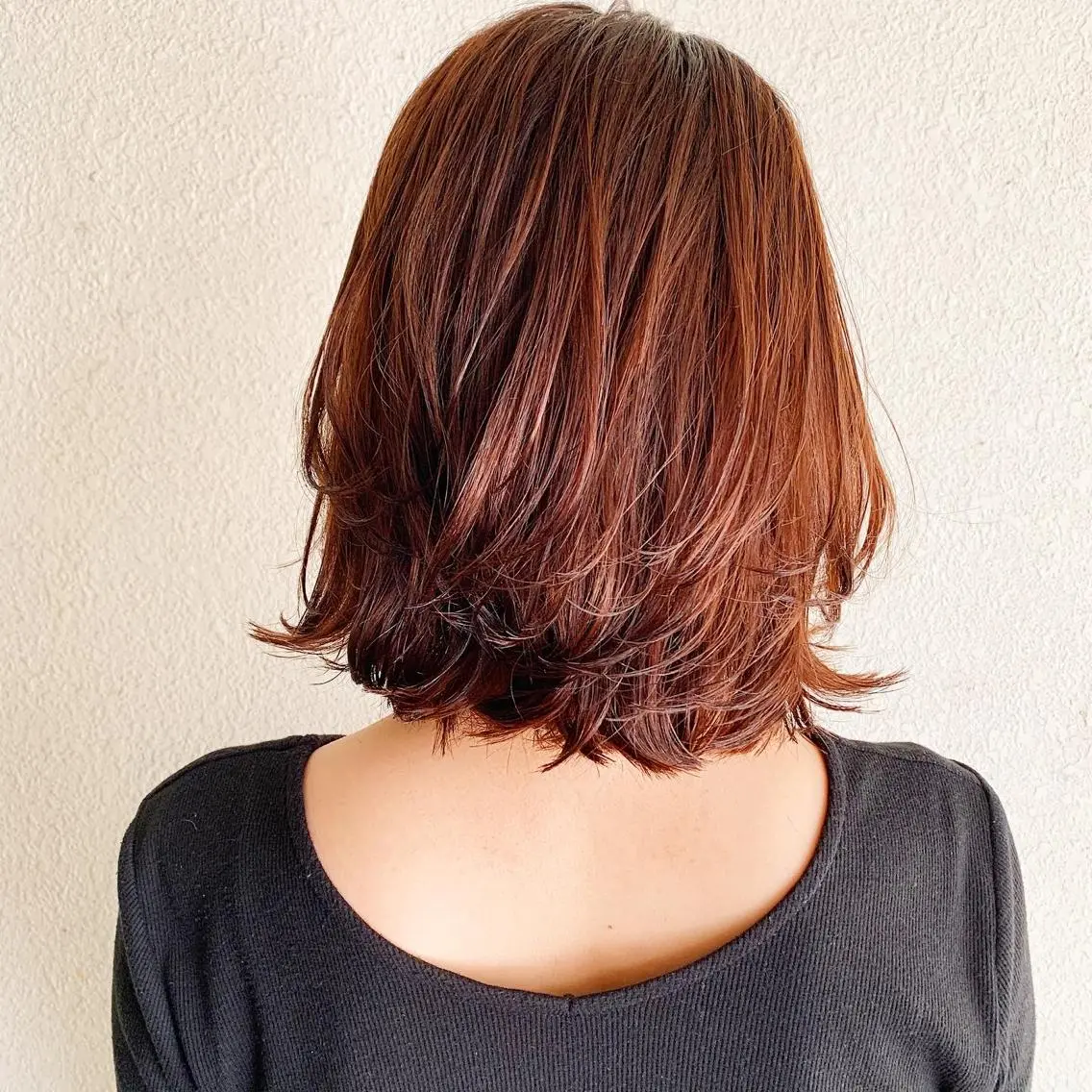 ミディアム カラー 中川 竜誠のヘアスタイル