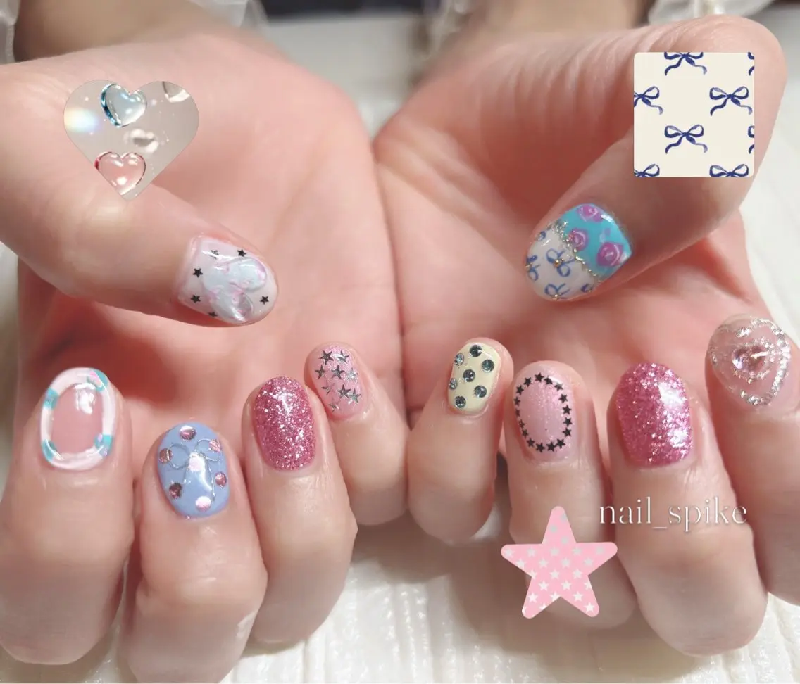 ネイル ハンドネイル nail spikeのネイルデザイン