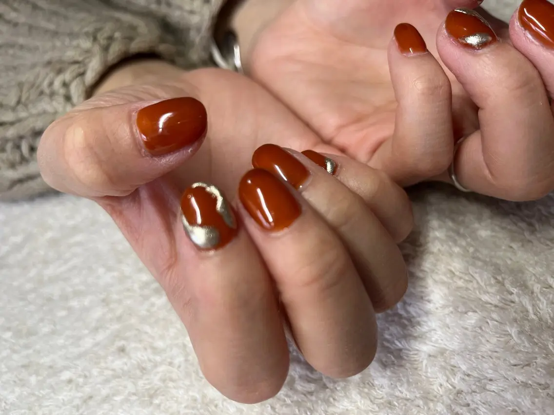 ネイル 【aura】 𝐚𝐧𝐧𝐚🍒のネイルデザイン