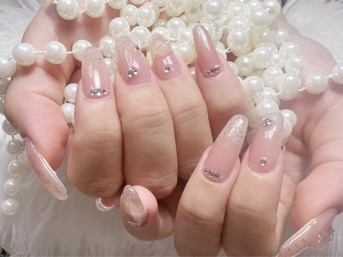 ネイル ハンドネイル kao パラジェル スカルプ/長さだしのネイルデザイン