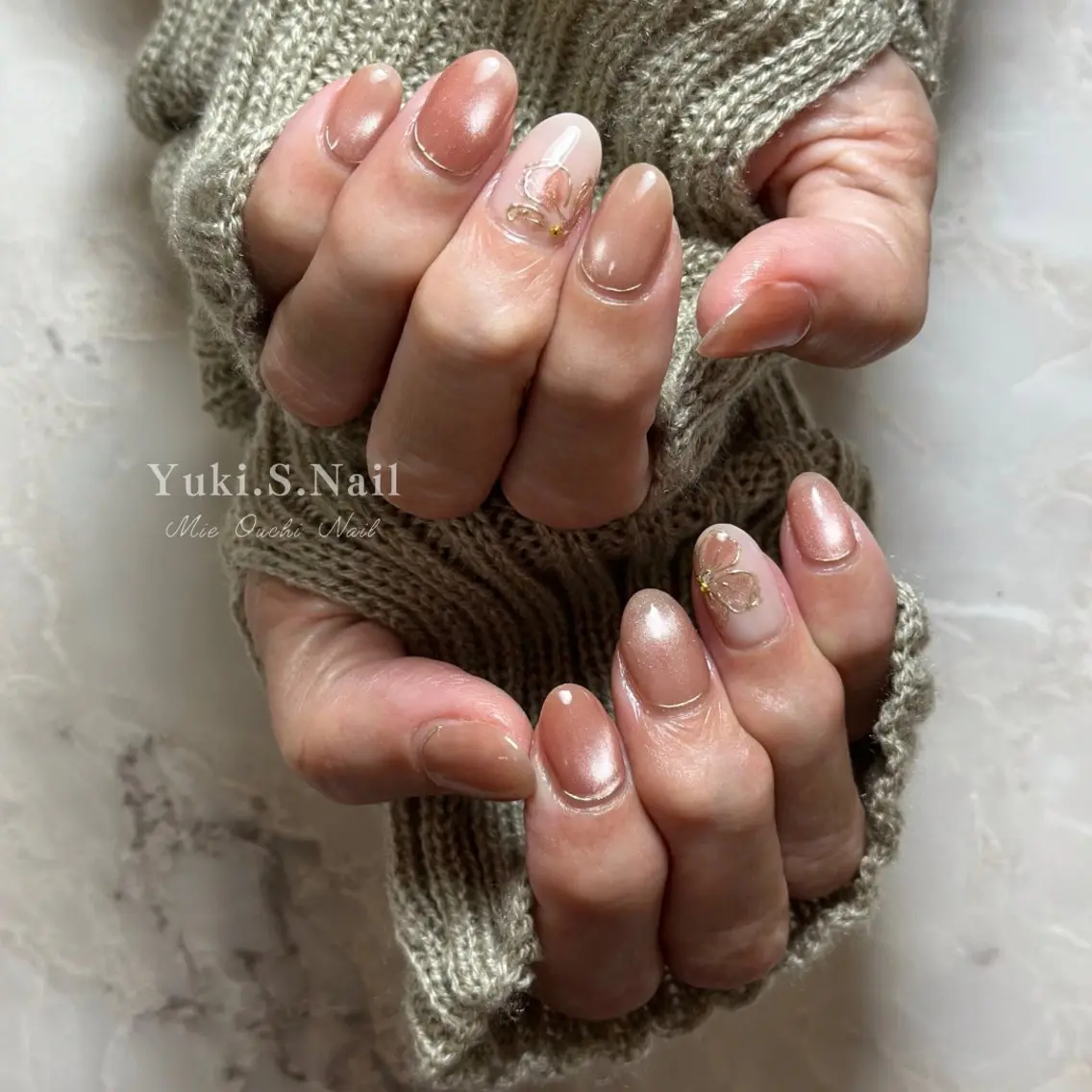 ショート ハンドネイル Yuki S.Nailのネイルデザイン