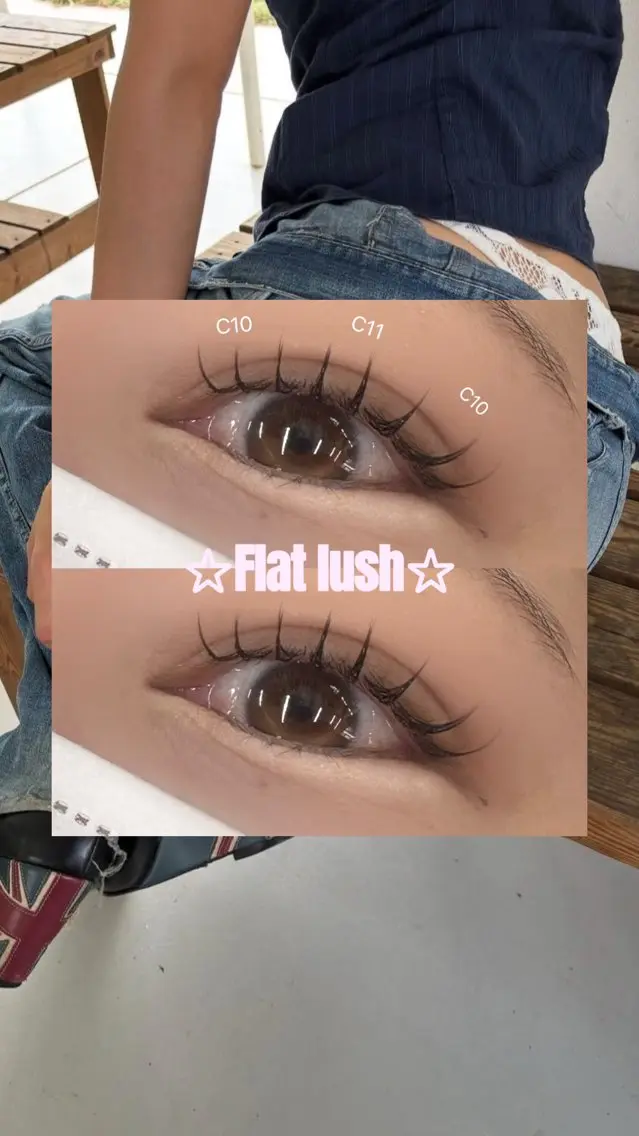 🎀【フラットラッシュ120本】🎀             オフあり🙆🏼‍♀️［府中/マツエク］の写真