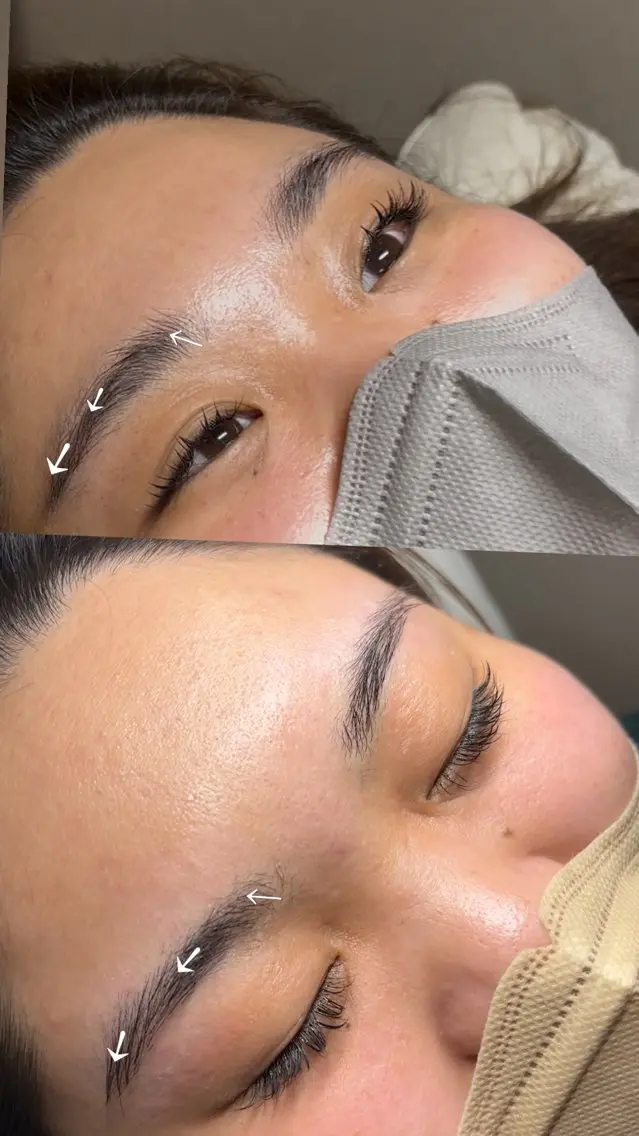 アイブロウ 眉毛ワックス脱毛 eyelash E_salonのマツエク・マツパデザイン