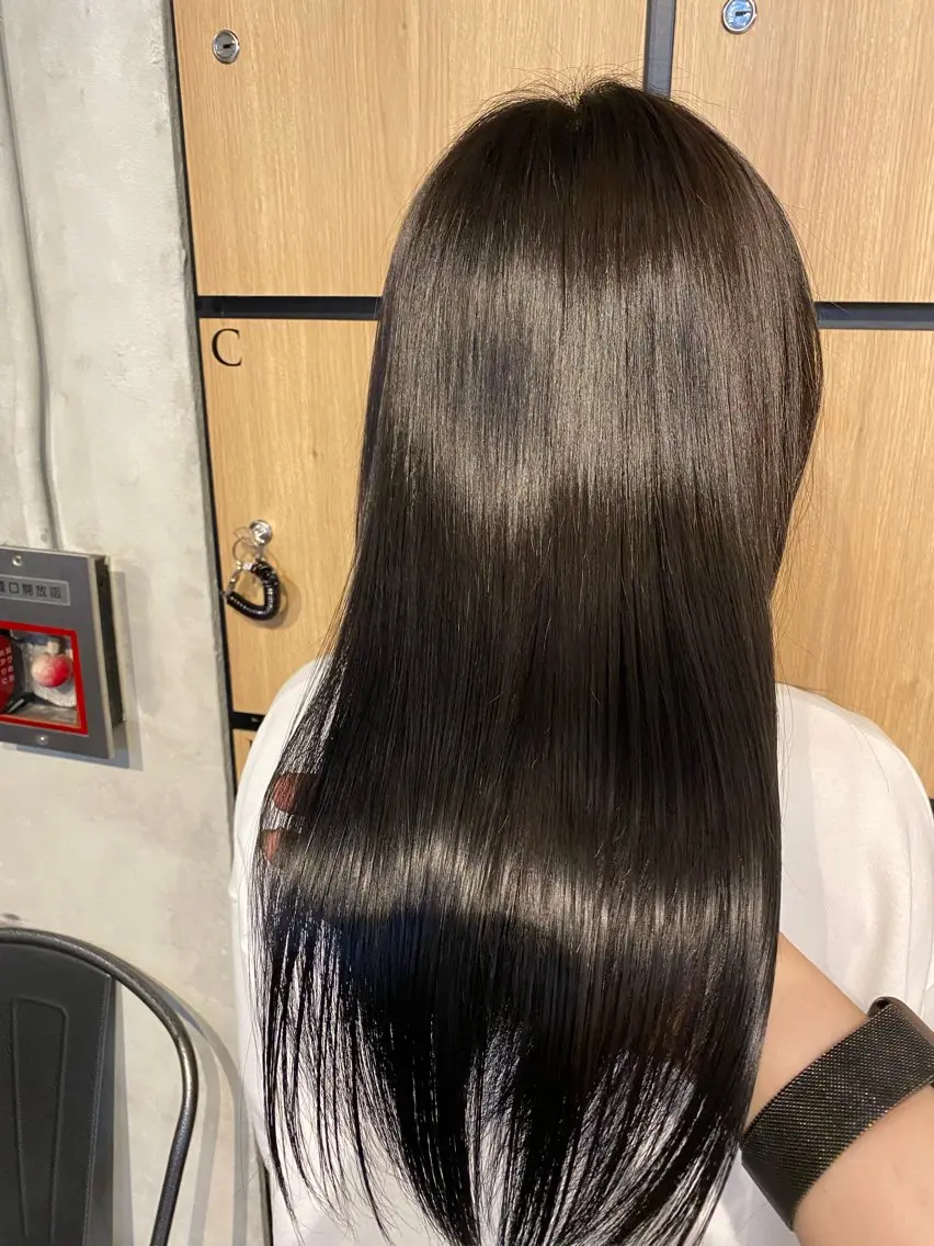 セミロング 縮毛矯正 髪質改善サロン 梅田/ヨナミネのヘアスタイル