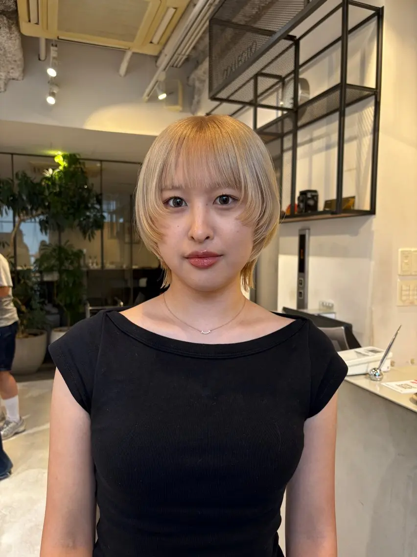 ショート ショートヘア ウルフカット FILMS 銀座店 Mikotoのヘアスタイル