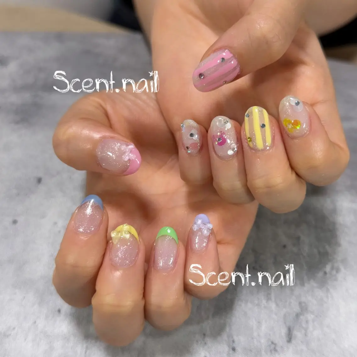 ネイル ハンドネイル Scent.nail セントネイルのネイルデザイン