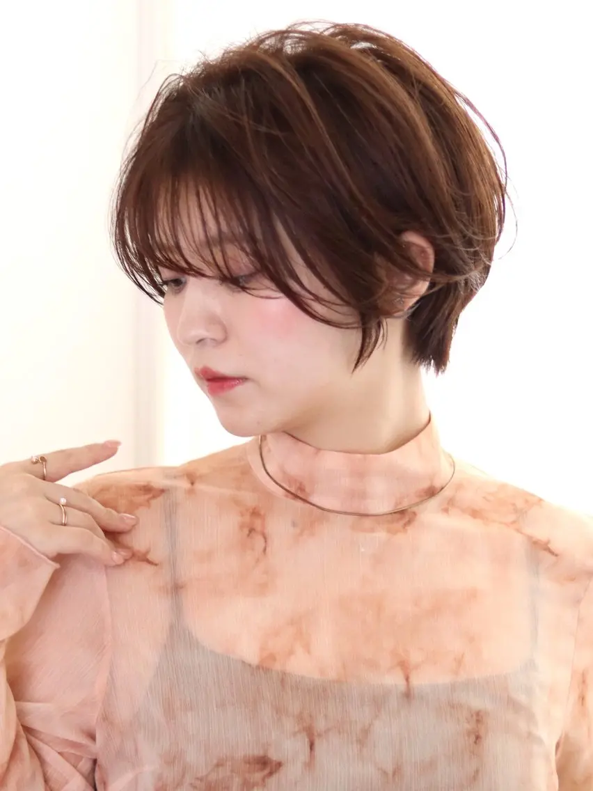 ショート 🌱大森柚紀🐇 うる艶髪🫧のヘアスタイル