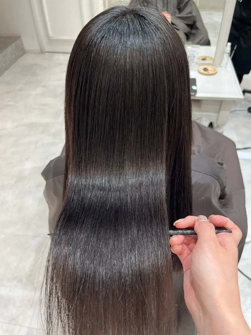 ロング カット トリートメント Barrel天王寺 satokoのヘアスタイル