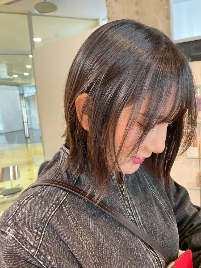ショート 縮毛矯正 カット 縮毛矯正 トリートメント 🪿透明感/艶カラー ﾜﾀﾅﾍﾞｱｵｲのヘアスタイル