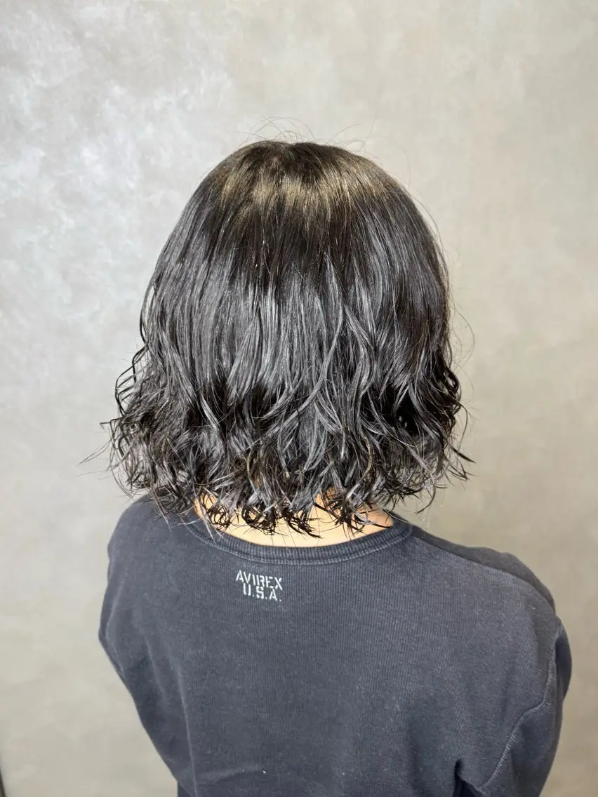 パーマ ボブ パーマ Sakura/ ショート・レイヤーのヘアスタイル