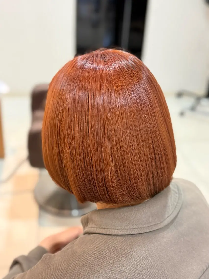 【黒髪卒業クーポン🌸】ブリーチありダブルカラー➕Aujuaトリートメント✨️の写真