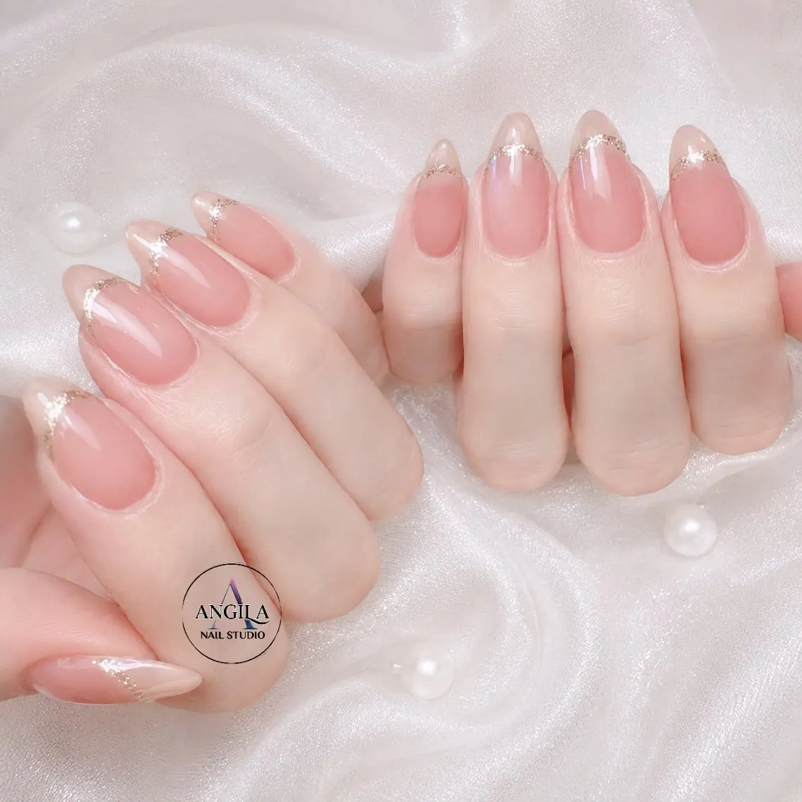 ネイル オフィスネイル シンプルネイル ハンドネイル ANGILA NAIL上大岡のネイルデザイン