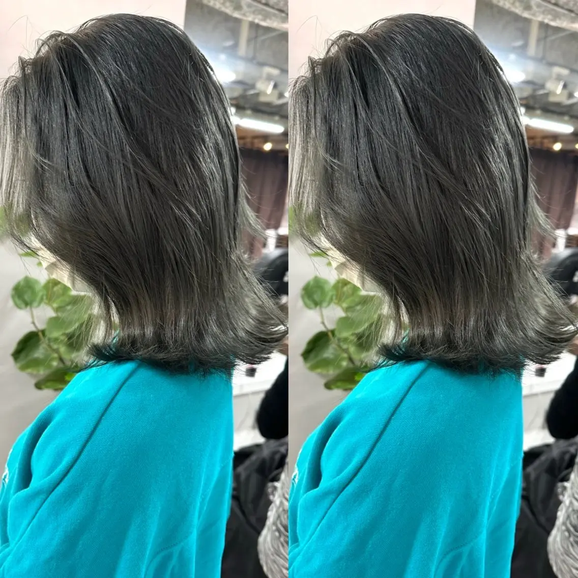 ミディアム 糸川 伸樹のヘアスタイル